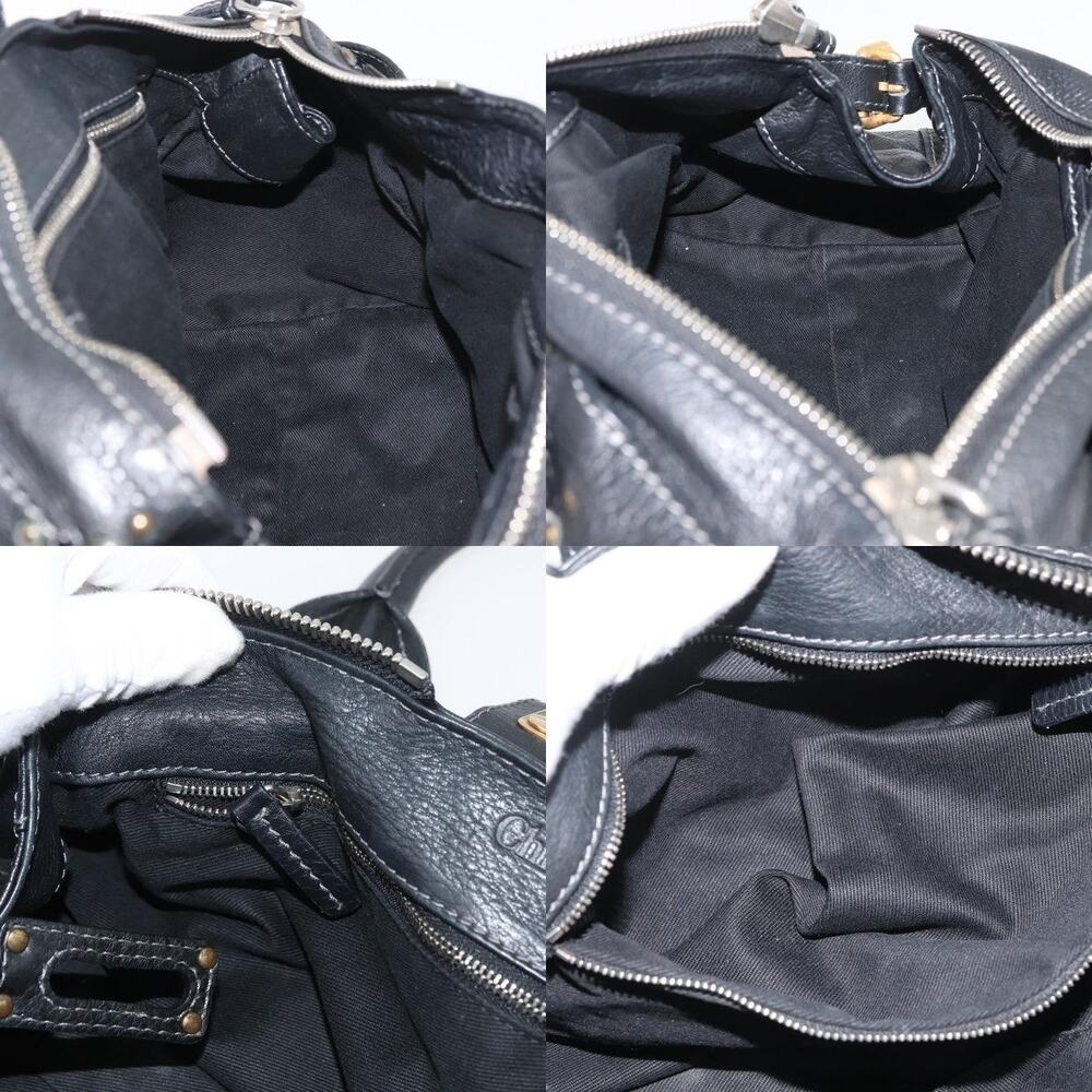 Chloe Leather Paddington Handbag Black - Picture 12 of 14